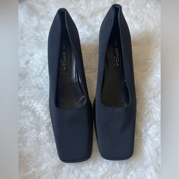 VINTAGE VIA SPIGA BLOCK HEELS - Picture 1 of 3